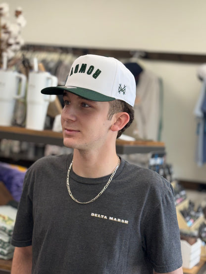 MHC ROWDY Trucker Hat: Green/ White Otto