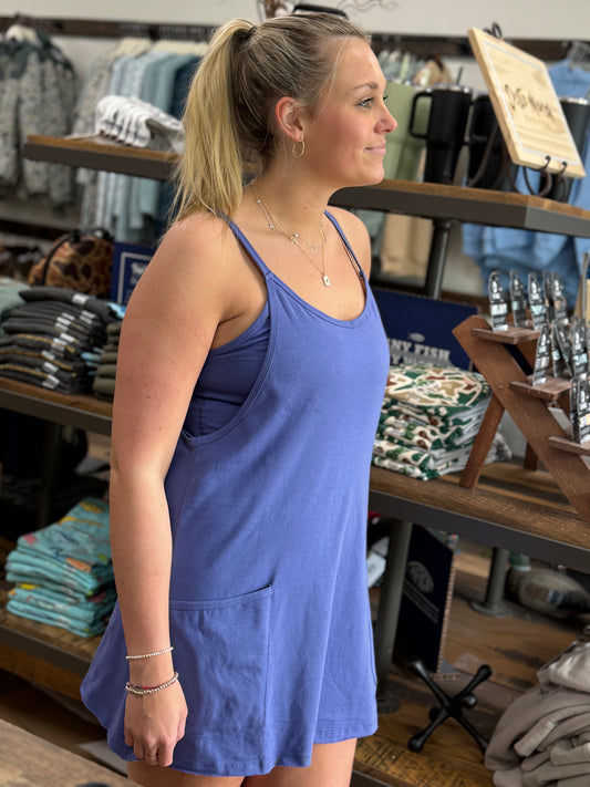 Mini Dress With Built-In Romper Liner - Marlin - CS- 3405A5