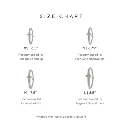 Serene Jesus Bracelets (Silicone Cross Bracelets) 5 Pack