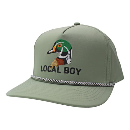 Local Boy- Wood Duck HC Rope Hat