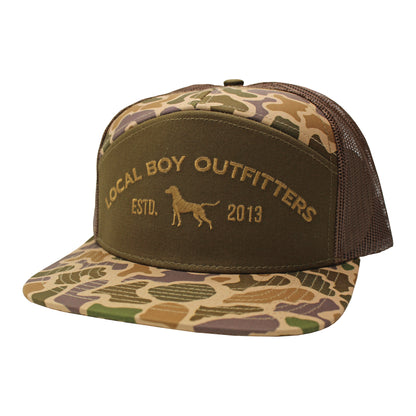 Local Boy Steady Gaze 7 Panel Hat