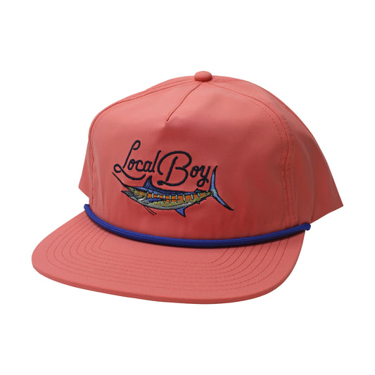 Local Boy Outfitters Mad Marlin LP Rope Hat - Salmon