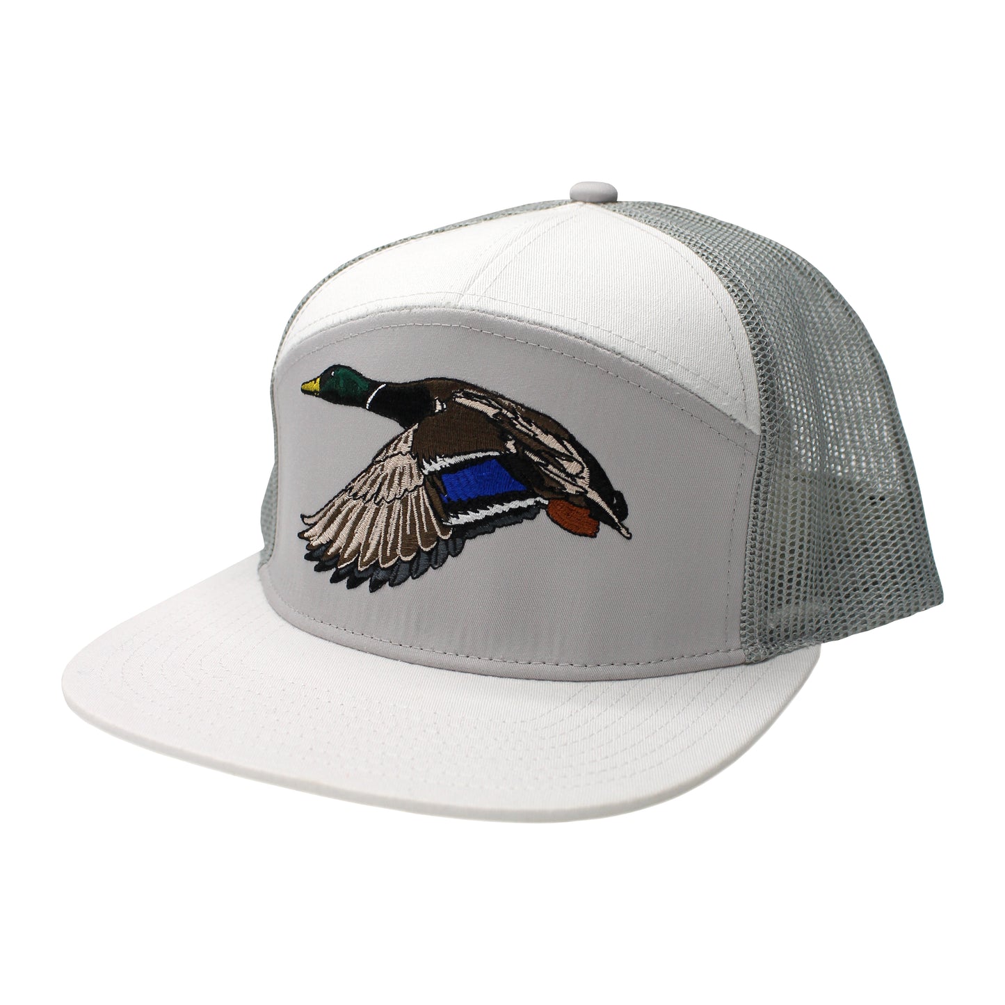 Local Boy Outfitters Mr. Mallard 7 Panel Hat - White/Fog