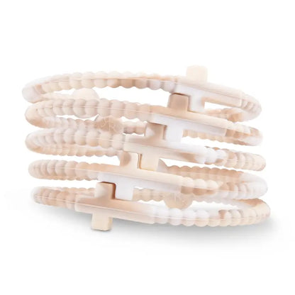 Neutral Jesus Bracelets (Silicone Cross Bracelets) 5 Pack