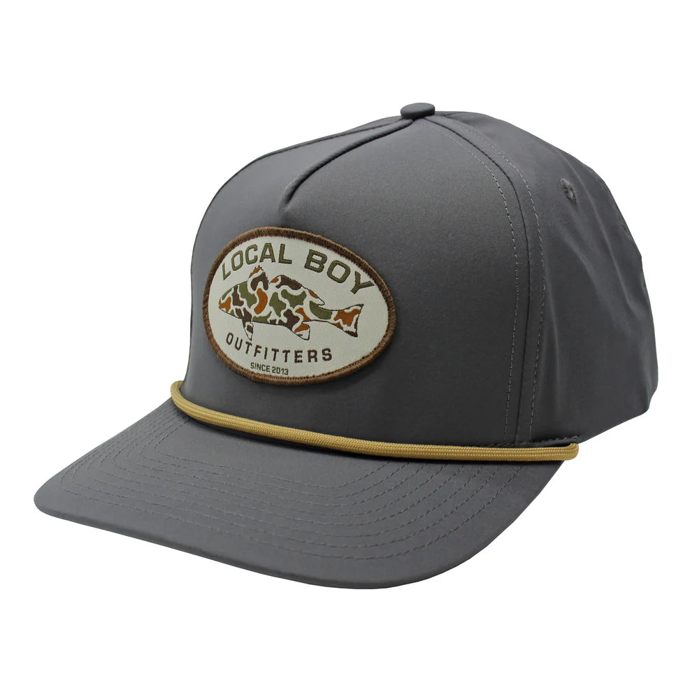 Local Boy - Vintage Redfish Patch Rope Hat
