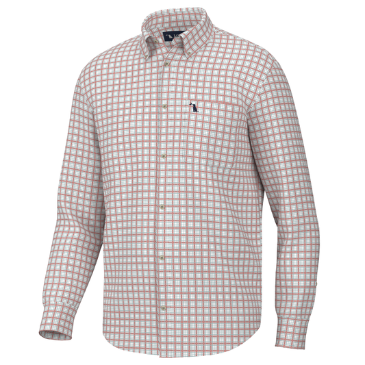 Local Boy Outfitters Faulk Dress Shirt - Salmon/Teal