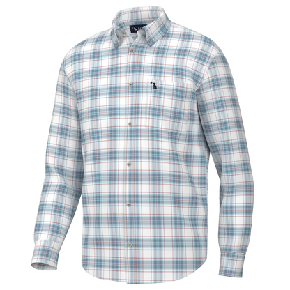 Local Boy Outfitters McNally Dress Shirt - plum-light blue- salmon