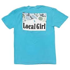 Local Girl Smoked Pink Localflage - Lagoon Blue