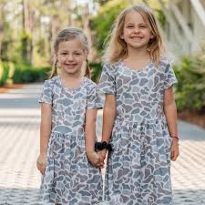 Burlebo - Girls Dress - Classic Deer Camo