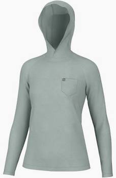 Women's Local Girl Outfitters Heather Blend Hoodie - Eucalyptus