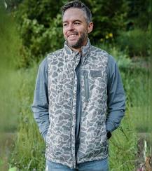 Burlebo Puffer Vest - Classic Deer Camo