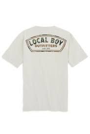 Local Boy Outfitters - Forest Camo Label SS Tee - Silver