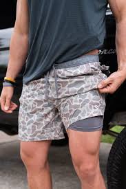 BURLEBO Athletic Short - Classic Deer Camo - The Original 7"