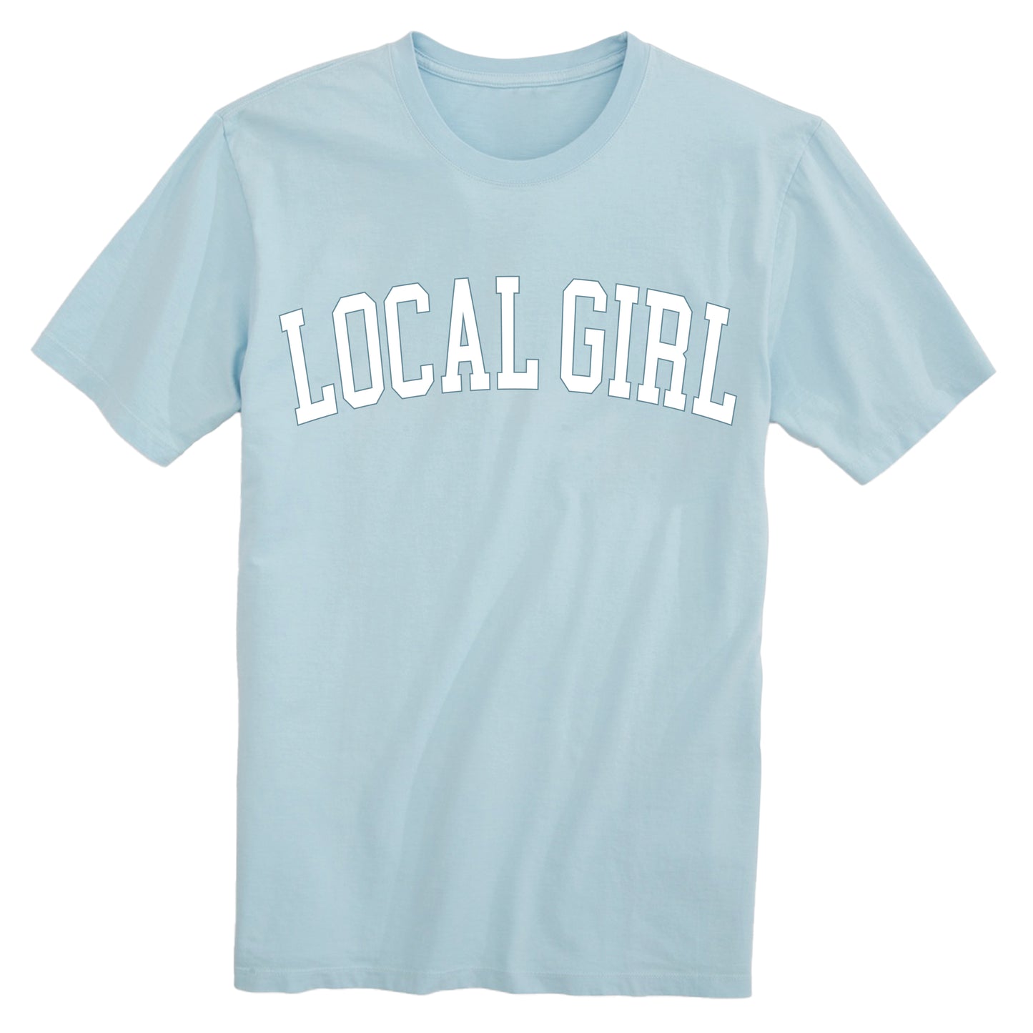 Youth Local Girl Arch SS Tee - Chambray