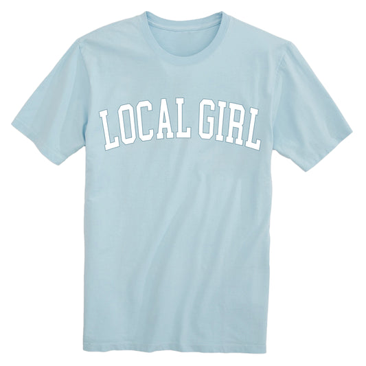 Youth Local Girl Arch SS Tee - Chambray