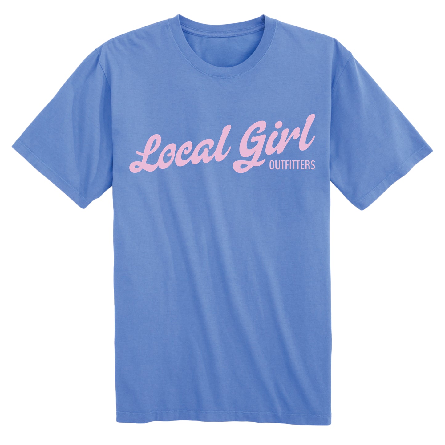 Youth Local Girl Cursive Charm SS Tee - Marina