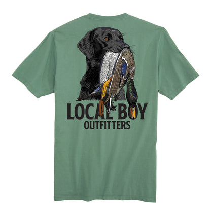 Youth Local Boy Outfitters - Feathered Fetch SS Tee - Light Green