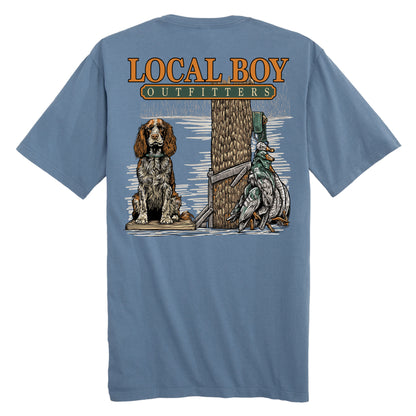 Youth Local Boy Outfitters - Spaniel Stand SS Tee - Slate