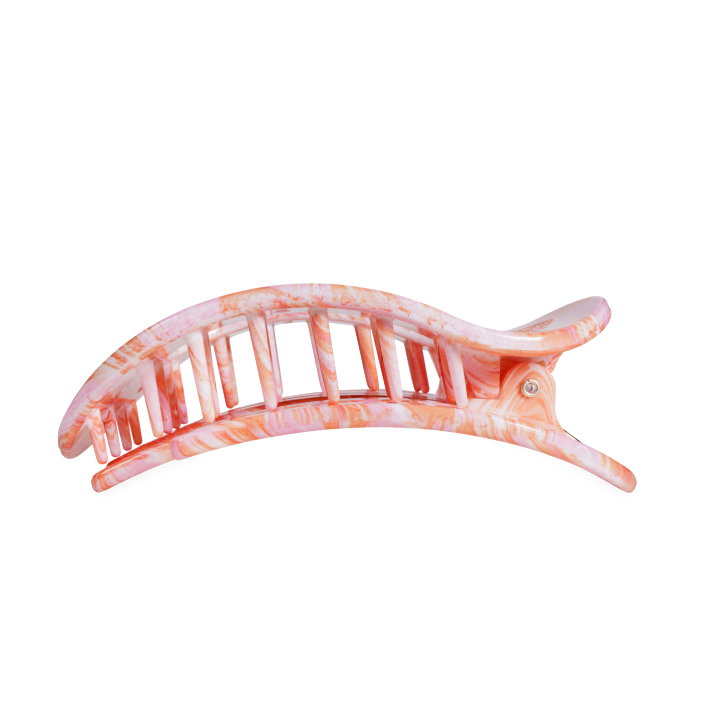 TELETIE Just Keep Swimming | Large | Flat Round Hair Clip
