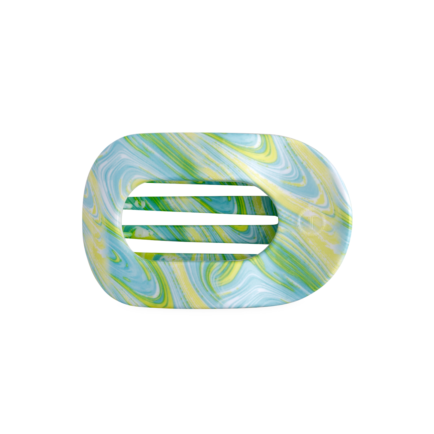 TELETIE By the Sea Shore | Medium | Flat Round Hair Clip