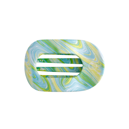 TELETIE By the Sea Shore | Medium | Flat Round Hair Clip