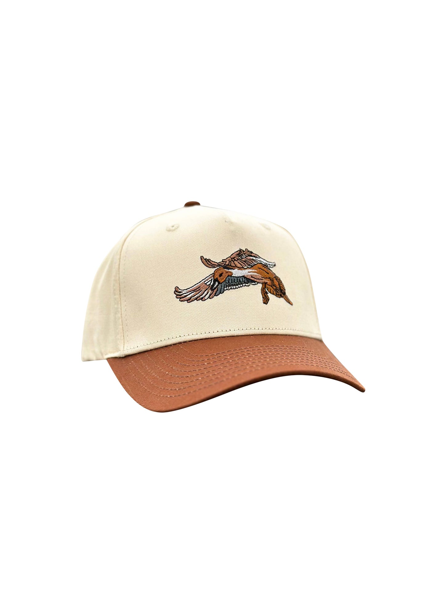 Cream/Brown Pintail Trucker