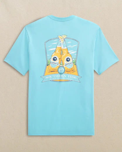 M SS Beach Cheers T-shirt: Tropical Breeze Blue - 3042