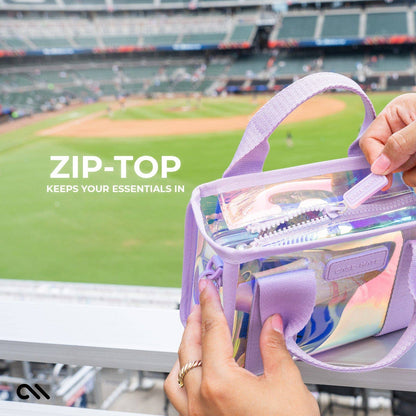 Case-Mate Clear Stadium Bag: Ballet Pink Bow