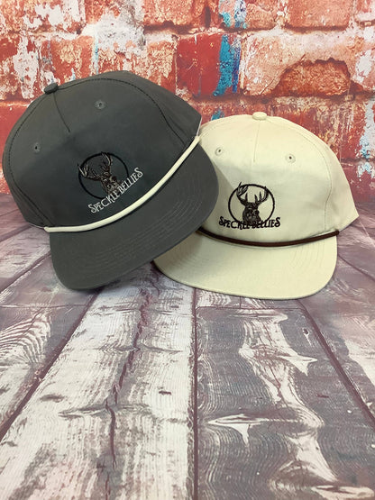 Circle Buck Rope Hat: Cream