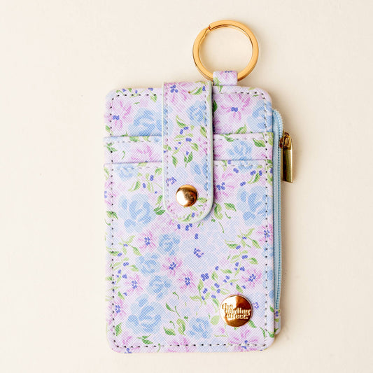 Keychain Wallet-Secret Garden Blue