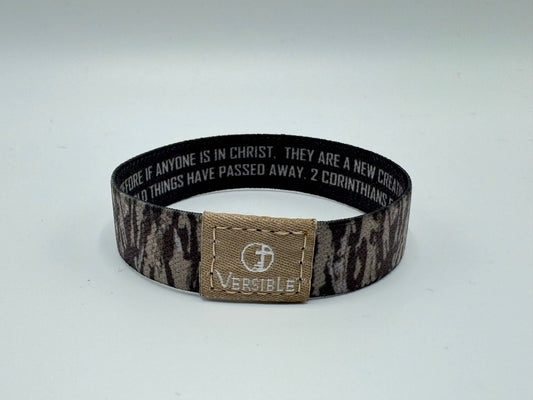 Tree Bark Camo / 2 Corinthians 5:17: Large