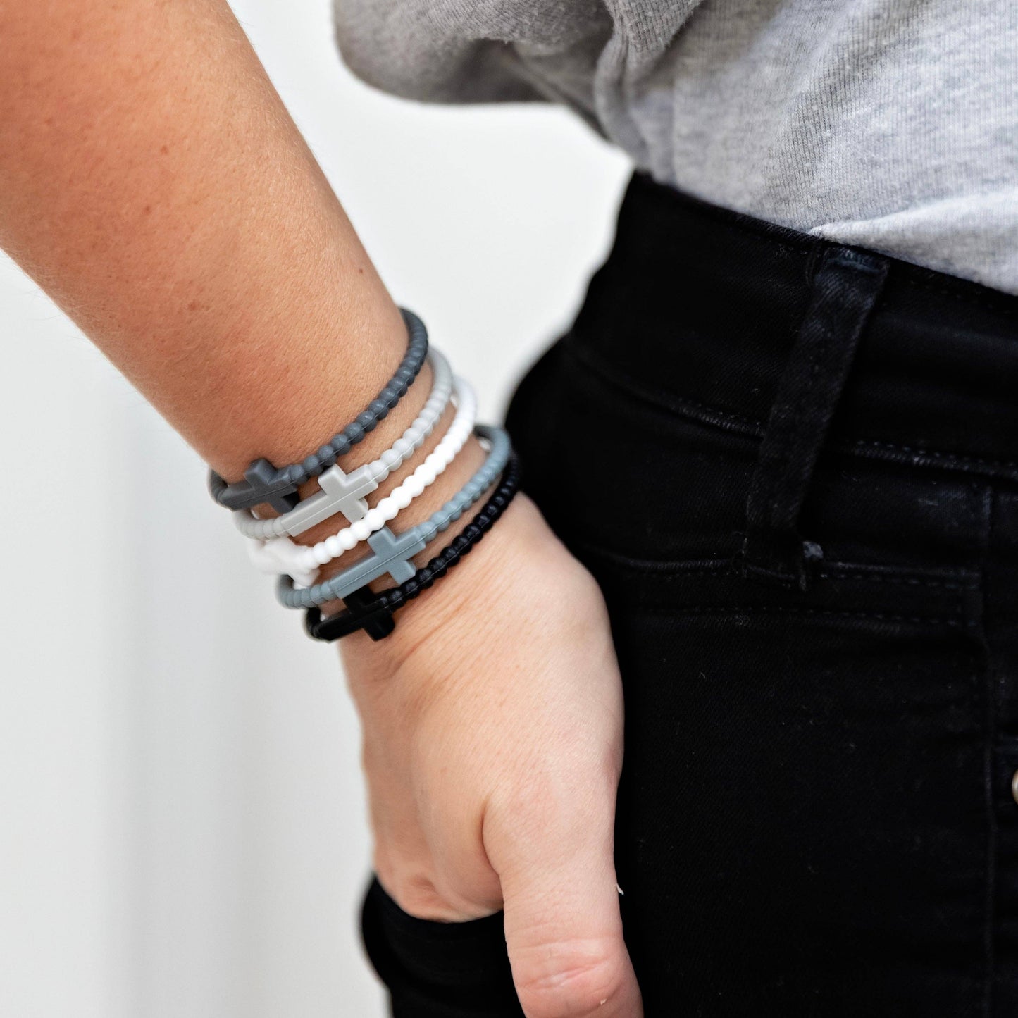 Jesus Bracelets - 5 Packs: Cotton Candy