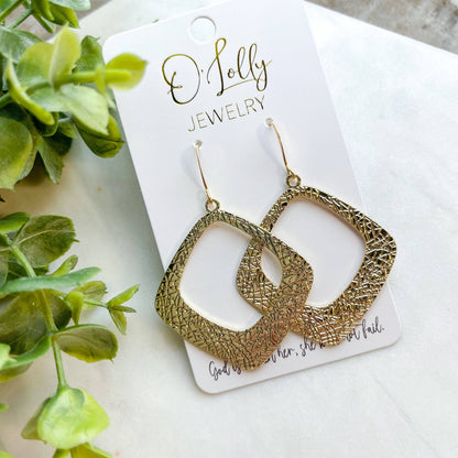 Gold Earrings Style 16
