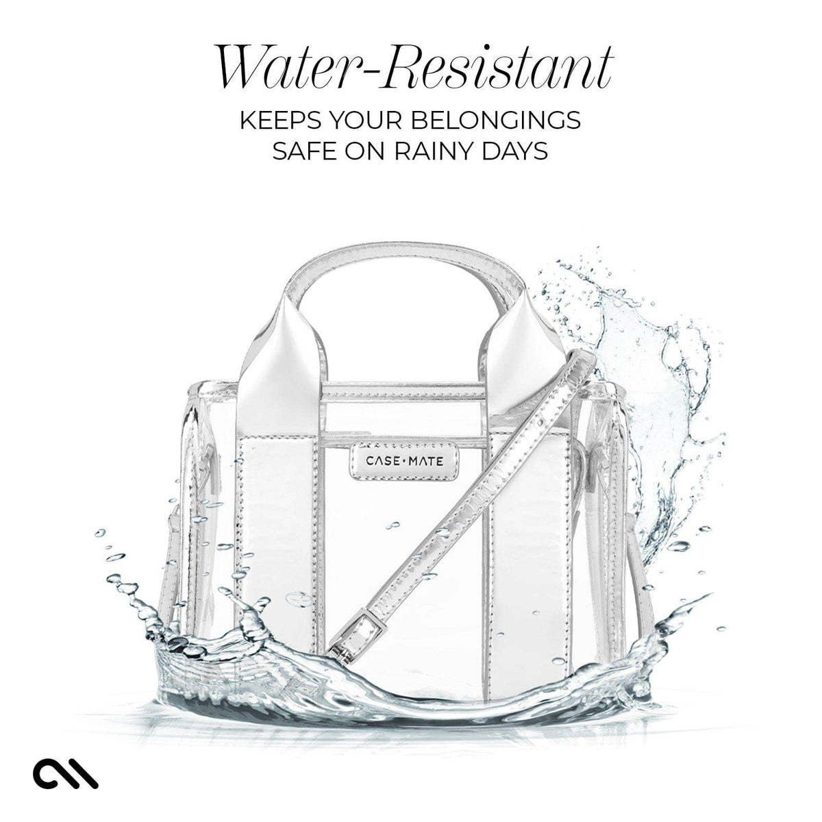 Case-Mate Clear Stadium Bag: Ballet Pink Bow