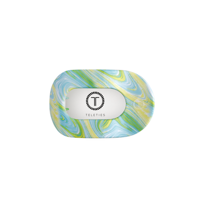 By the Sea Shore | Small | Flat Round Hair Clip