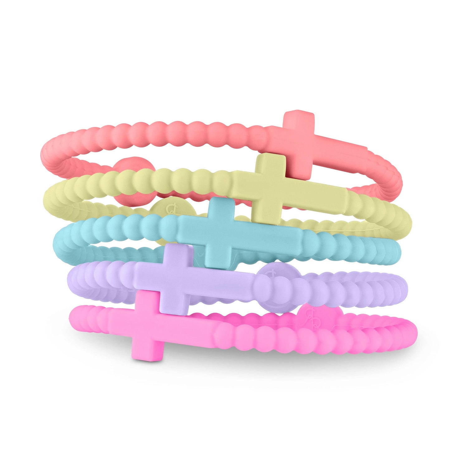 Jesus Bracelets - 5 Packs: Cotton Candy