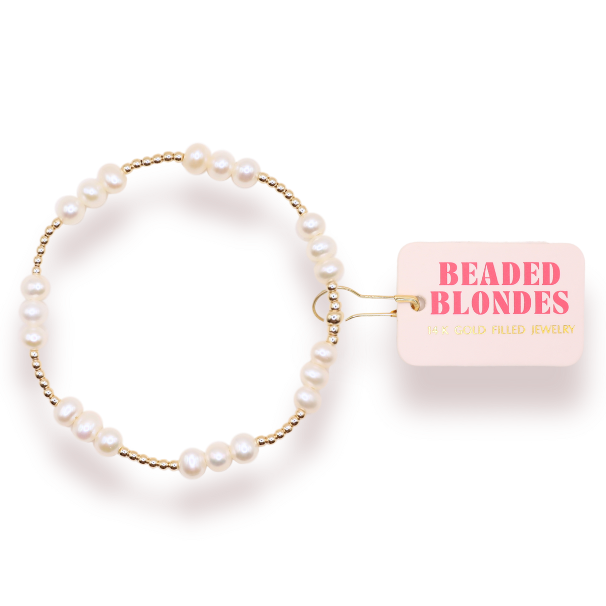 ILY Coastal Pearl Bracelet in Gold: Standard 6.75 inch