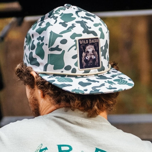 "Wild Bacon" Old School Camo Hog Bucket