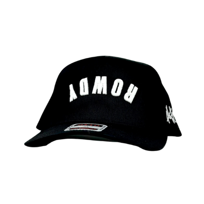 MHC ROWDY Trucker Hat: Black/ Natural Otto