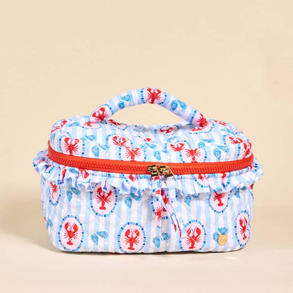 Glam & Go Quilted Cosmetic Bag–Harbor House