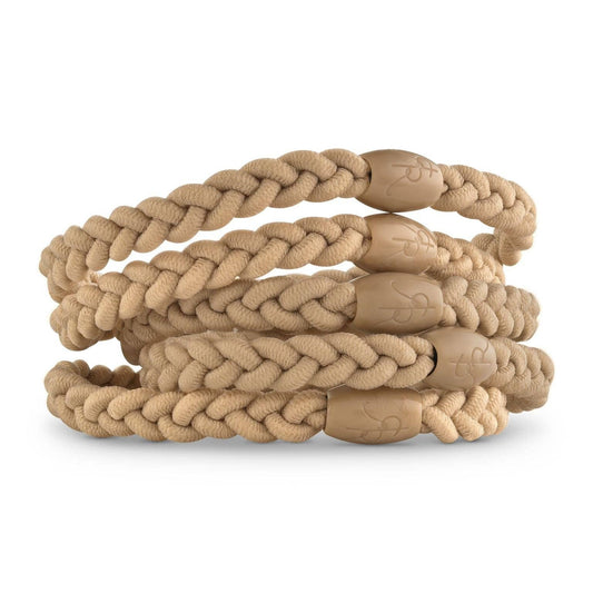 Cutie Bands (Elastic Hair Ties): Braided Golden Blonde