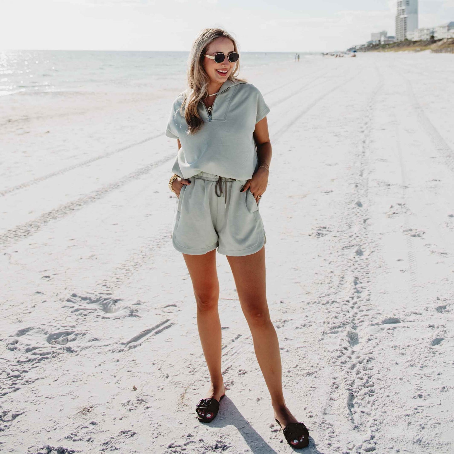 Seafoam Two Piece Scuba Set: Seafoam