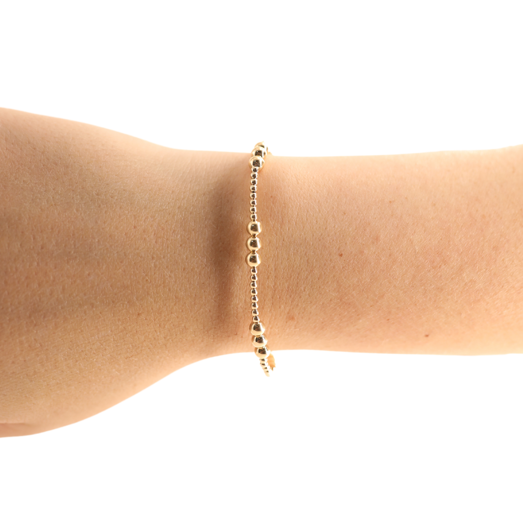 ILY Gold Bracelet: Standard 6.75 inch