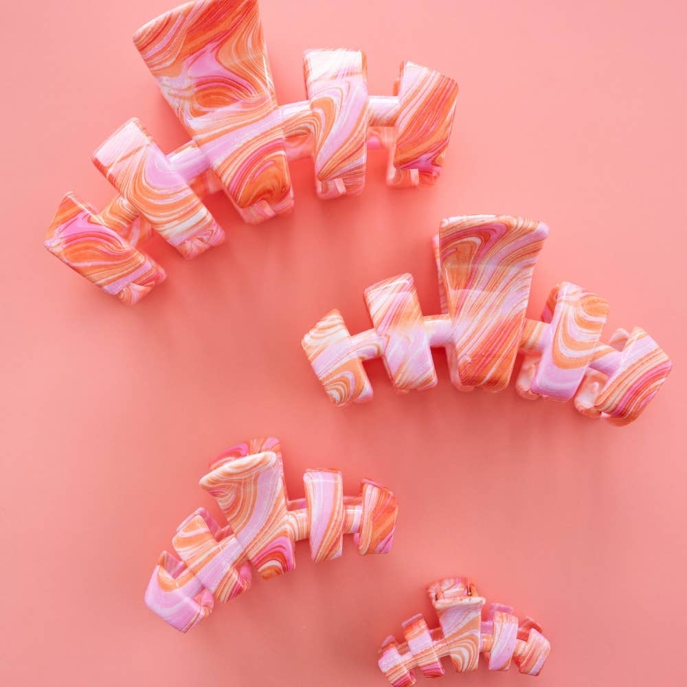 TELETIE Classic | Just Keep Swimming | Medium Hair Clip