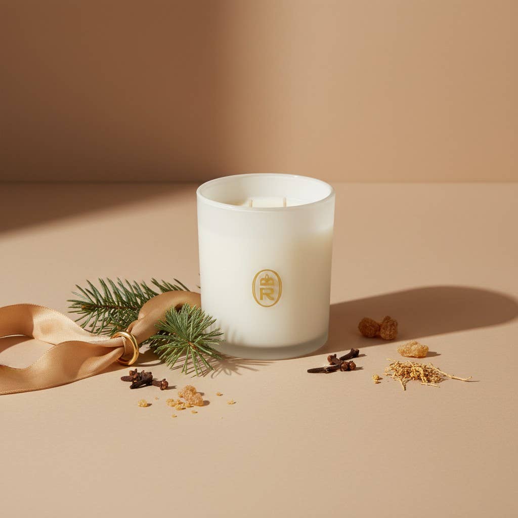 14 oz Boxed Glass Candle: Orleans Tea