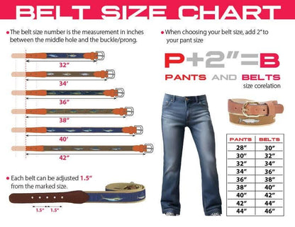 Offshore Slam Men's Woven Ribbon Belt: Buff