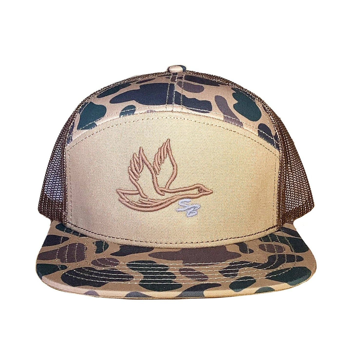 Prep Goose Sb  Hat: Muddy Bottom Vein Camo 7 Panel