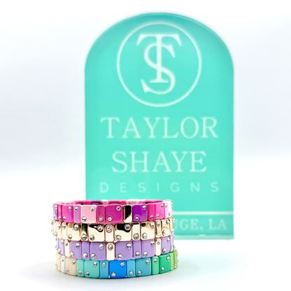 Dice Time Bracelet: Gold
