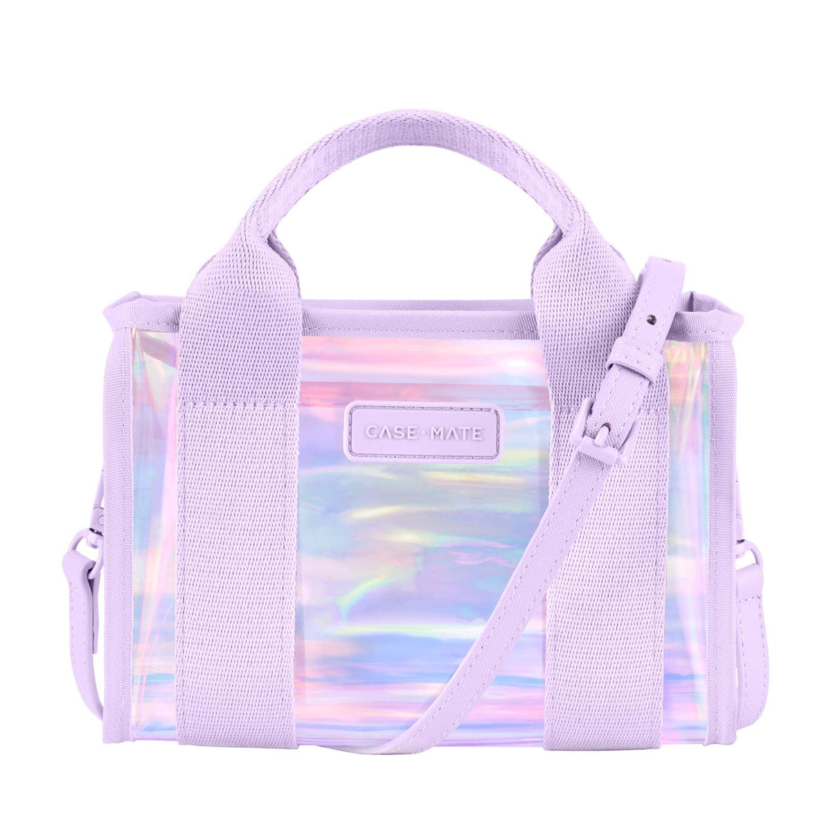 Case-Mate Clear Stadium Bag: Silver Chrome