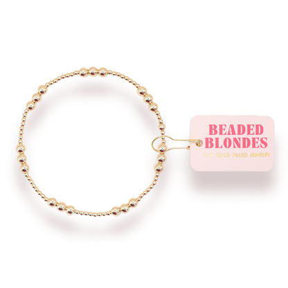 ILY Gold Bracelet: Standard 6.75 inch